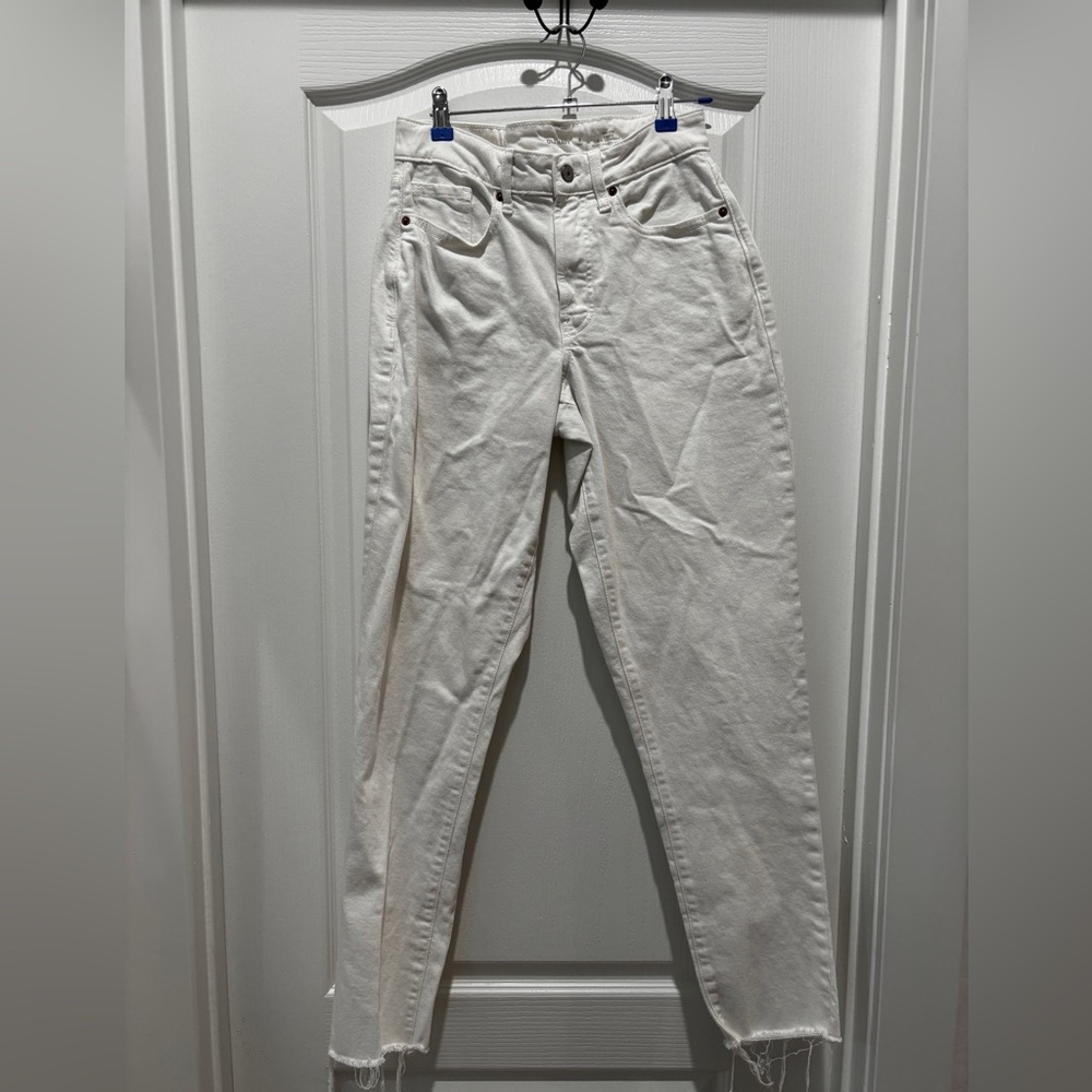 Old Navy White Skinny High-Rise Jeans